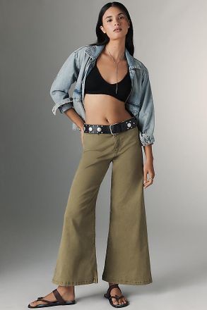 Pilcro Crop Wide-Leg Pants