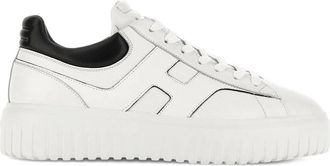 Hogan H-Stripes Sneakers - Heren - Sneakers - Wit - 42 EU - Leer - Schoenen