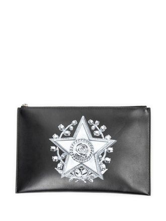 Dior Clutch con stampa - Nero