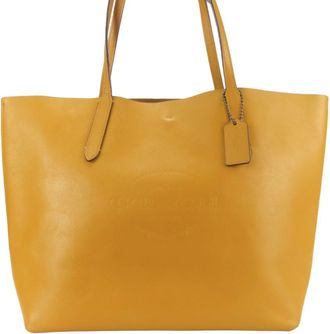 Coach Mustard Leather Tote Bag (Pre-Owned)