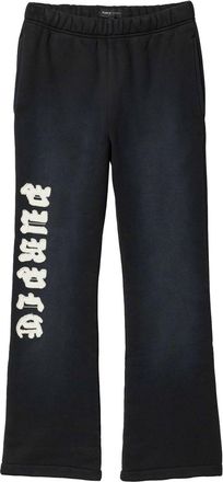 Purple Gothic sweatpants - men - Cotton - M - Black