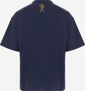 Billionaire Boys Club Mens Cotton T-Shirt With Front Embroidery Navy T-Shirts And Polos