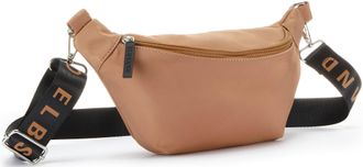 Elbsand Bauchtasche ELBSAND Umh&auml;ngetasche, Damen, Gr. B/H/T: 32cm x 14cm x 10cm, braun (camel), Stoff, Textil, clean, unifarben, Taschen Bauchtasche, Crossbod
