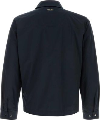 Woolrich Mens Urban Timber Overshirt Jacket Navy Polyester