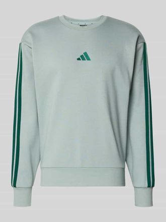 adidas Sweatshirt mit Rundhalsausschnitt und Logo in Mint, Gr&ouml;&szlig;e XXL
