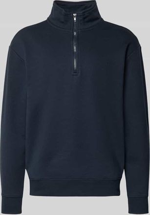 Blend Sweatshirt mit Troyer-Kragen Modell BRODY in Marine, Gr&ouml;&szlig;e 3XL
