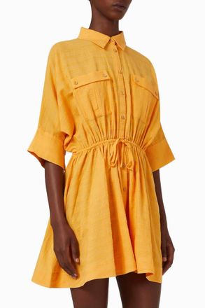 Significant Other Willow Mini Dress In Amber