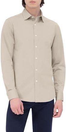 Bugatchi James OoohCotton Button-Up Shirt in Stone at Nordstrom Rack, Size Large