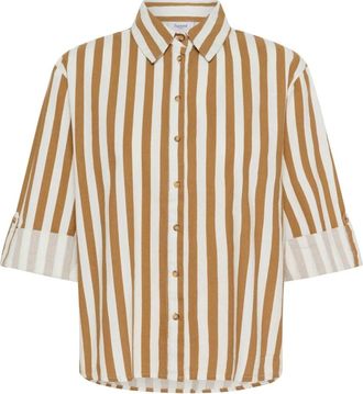 Saint Tropez Tigers Eye Ice Stripe - - Blouses & Shirts - Donna - Multicolore - XS