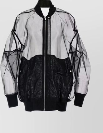 Rick Owens oversized flight bomber jacket