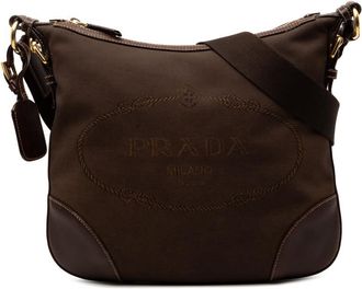 Prada Pre-owned Prada Canvas Canapa Logo Crossbody Ladies AMEVIDEKSH2C9N45
