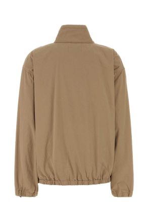 Miu Miu Gabardine Windbreaker Jacket - Beige
