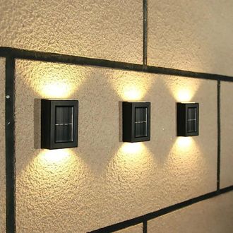 OEM Juego De 4 Luces Solares Led Para Jard&iacute;n