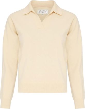 Maison Margiela Polo in lana vergine - Toni neutri