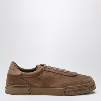 Dolce & Gabbana Portofino Light Sneakers in hazelnut suede