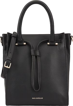 Paul Costelloe Womens Flumendosa Black Leather Multi Way Bag - One Size