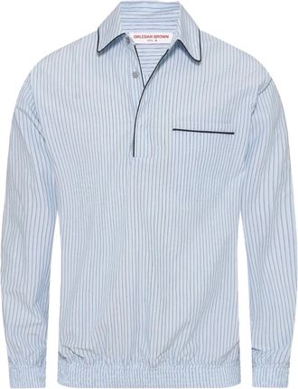Orlebar Brown Lakewood shirt - men - Cotton - S - Blue