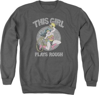 Gildan DC Comics Plays Rough Adult Crewneck Sweatshirt