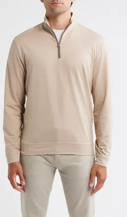 Johnnie-O Quarter Zip Pullover in Canyon at Nordstrom, Size Xx-Large