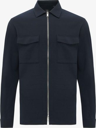 Genti Oaks Overshirt | Donkerblauw