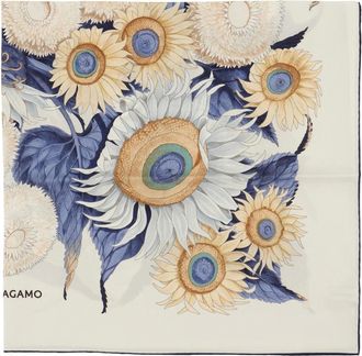 Ferragamo Accessoires, Dames, Veelkleurig, ONE Size, Silky Scarf