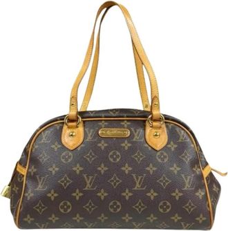 Louis Vuitton Pre-owned Monogram Schoudertas - Dames - Vintage Handtas - Bruin - ONE Size - Vintage