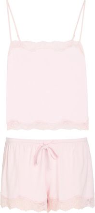 SKIMS Lace-trim Stretch-modal Pyjama set - Multicoloured - M (UK12-14)