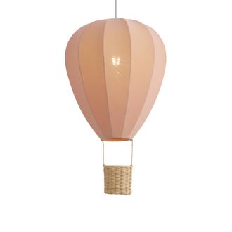 QAZQA Qazqa L&aacute;mpara Colgante Infantil Rosa Globo Aerost&aacute;tico - Air