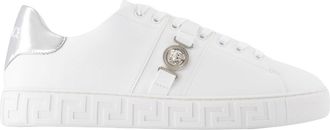 Versace Freebio Hf Sneakers - Versace - Canvas - White