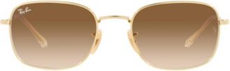 Ray-Ban Brown Square Unisex Sunglasses RB3706 001/51 57