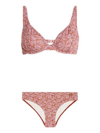Protest B&uuml;gel-Bikini PROTEST Bikini PRTMYRTLE, Damen, Gr. XL, Cup C, rot (chilirust), Obermaterial: 88% Polyester Pol. recyc.. 12% Elasthan EL., Bikini-Sets B