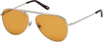 Web Eyewear Womens WE0206-16E WE0206 58 16E Sunglasses - Metallic - One Size