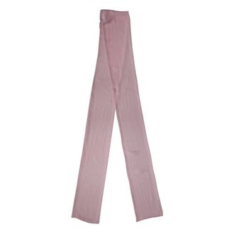 Dolce & Gabbana Silky Scarves, female, Pink, Size: ONE SIZE Sash Scarf