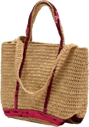 Vanessa Bruno Womens Raffia Tote Beige