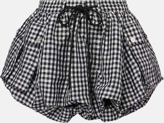 Ganni Minigonna in taffet&agrave; a quadretti