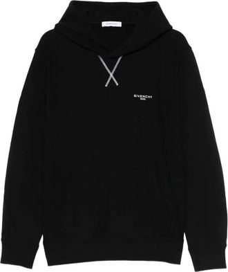 Givenchy Hoodies & sweatvesten, Heren, Zwart, L, Katoen, Couture Seam Hoodie