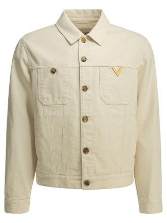 Valentino Genie Bull Reverse Denim Jacket