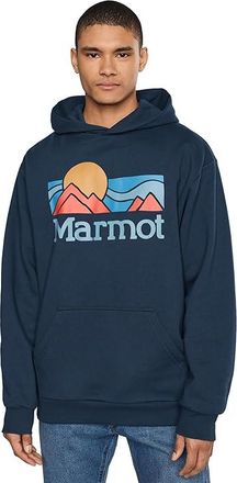 Marmot Coastal Hoodie Mens Sweatshirt Nightfall Navy : 2XL, Cotton/Fleece/Polyester