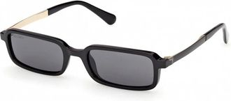 Max & Co. Rechthoekige Zonnebril - unisex - Accessoires - Zwart - Maat: 53 MM