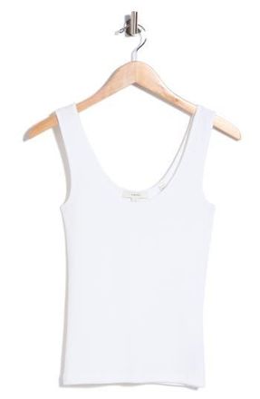 Vince Scoop Neck Tank in Optic White at Nordstrom Rack, Size X-Small