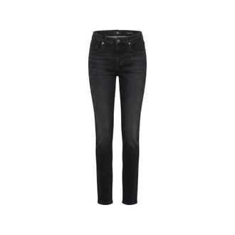 7 For All Mankind Faded-effect Button-fastening Jeans