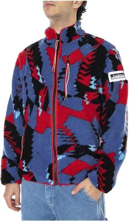 Aries Heren Multicolor Lente/Zomer Jas - Heren - Vesten met rits - Veelkleurig - S - Wol - Hoodies & sweatvesten