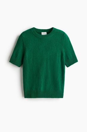 H&M Kurzarmpullover - Green