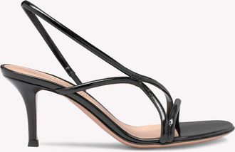 Gianvito Rossi Ellis Sandals in Black Nappa at Nordstrom, Size 40.5