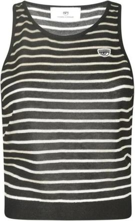 Chiara Ferragni Sleeveless Top - Dames - Tops zonder mouwen - Zwart - XS - Tops