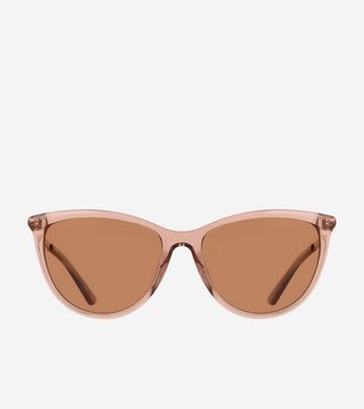 Cole Haan Womens Edgy Cateye Sunglasses - Brown