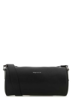 Alexander McQueen Black Roller Crossbody Bag
