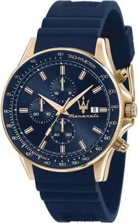 Maserati Sfida Chronograph Quartz Blue Dial Mens Watch R8871640004