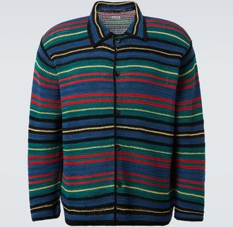 Bode Camicia Riverbank in crochet di cotone