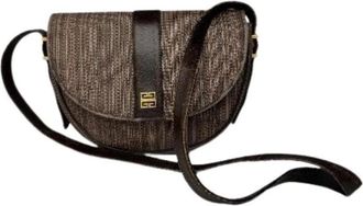 Givenchy Pre-owned Leren Crossbodytas - Dames - Vintage Schoudertas - Bruin - ONE Size - Leer - Vintage
